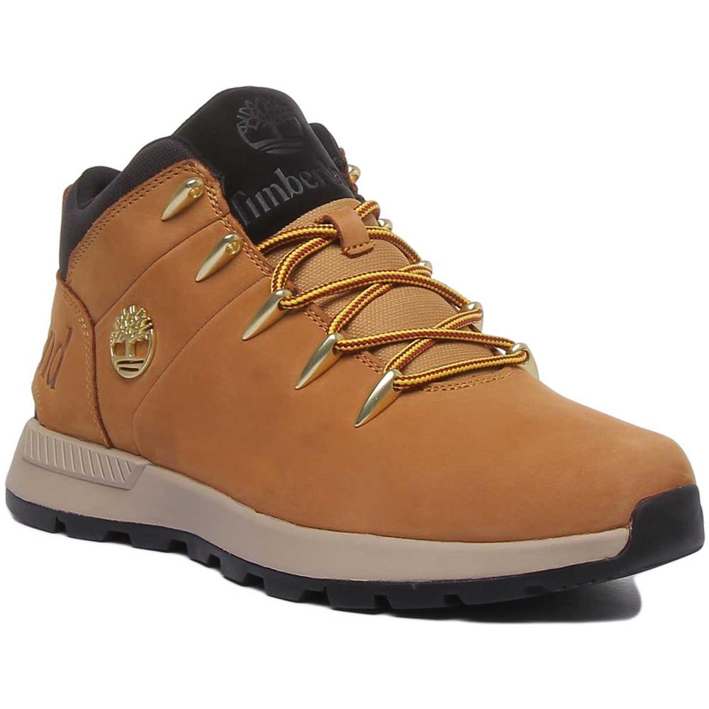 A1xvq Sprint Trekker Mid Lace Up Boot In Wheat For Men - Foto 1