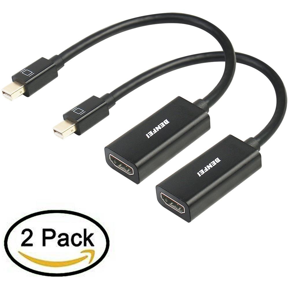 Mini Displayport A Hdmi 2 Pack Mini Dp (thunderbolt) Di Hdmi Placcato In Oro Cavo Per Macbook Pro Macbook Air Mac Mini Microsoft Surface Pro 34 Ecc - Foto 1