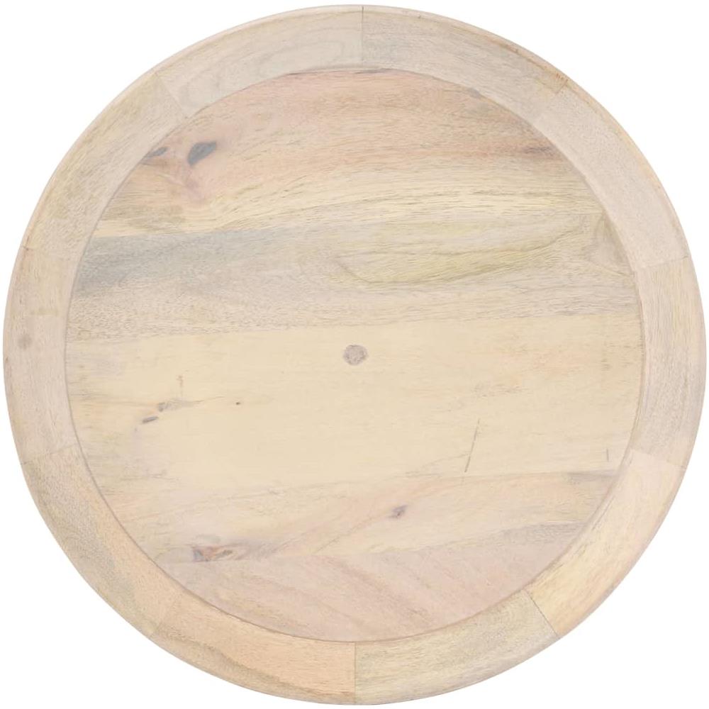 Tavolino Di Servizio 50x55 Cm In Legno Massello Di Mango - Foto 2
