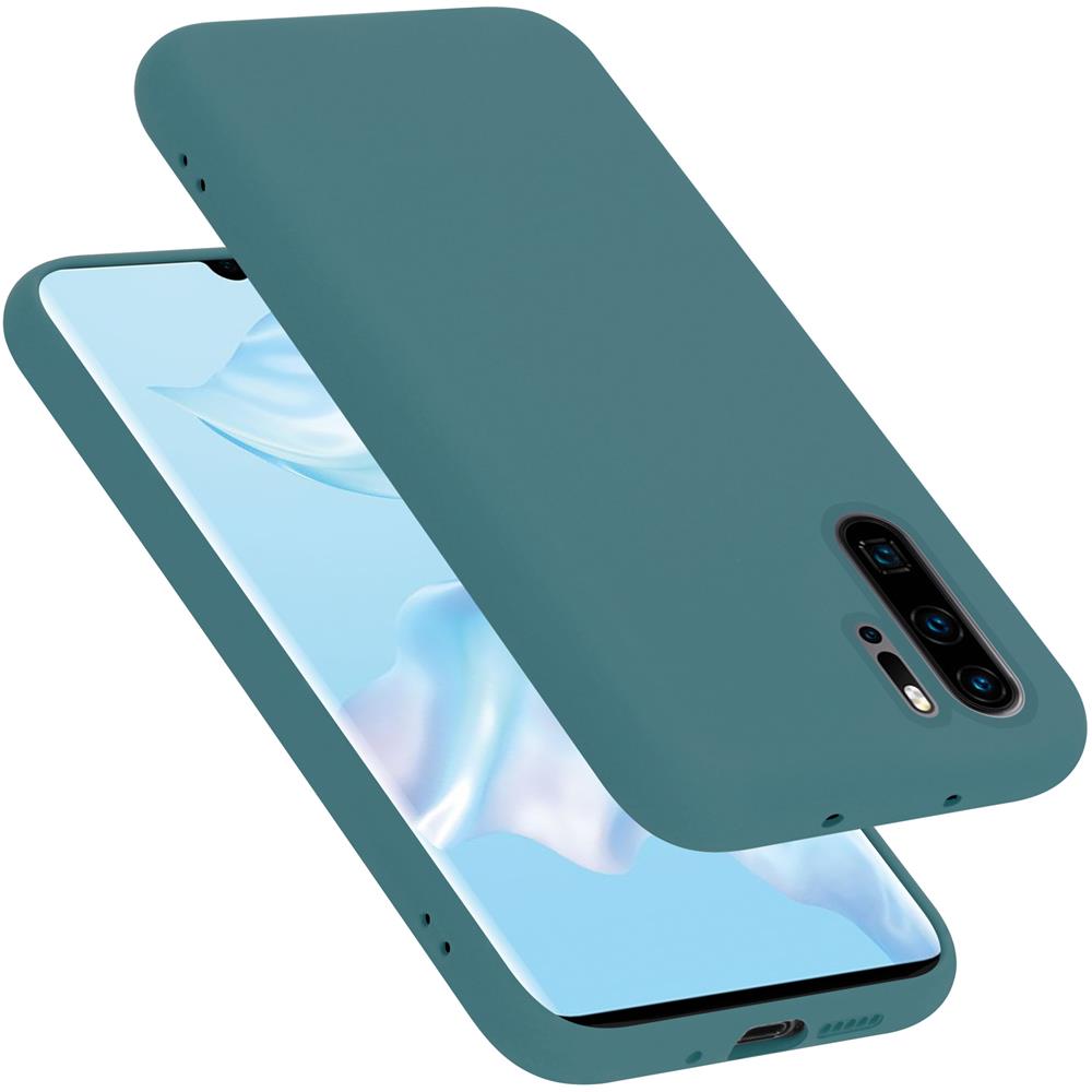 Custodia Compatibile Con Huawei P30 Pro In Liquid Verde - Coperchio Protettivo In Silicone Tpu Flessibile - Foto 1