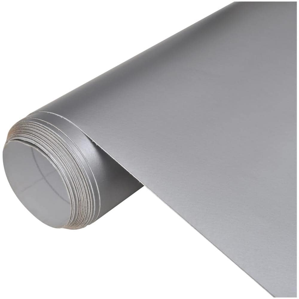 Pellicole Per Auto 2pz Argento Opaco 100x150cm + 50x150cm - Foto 1