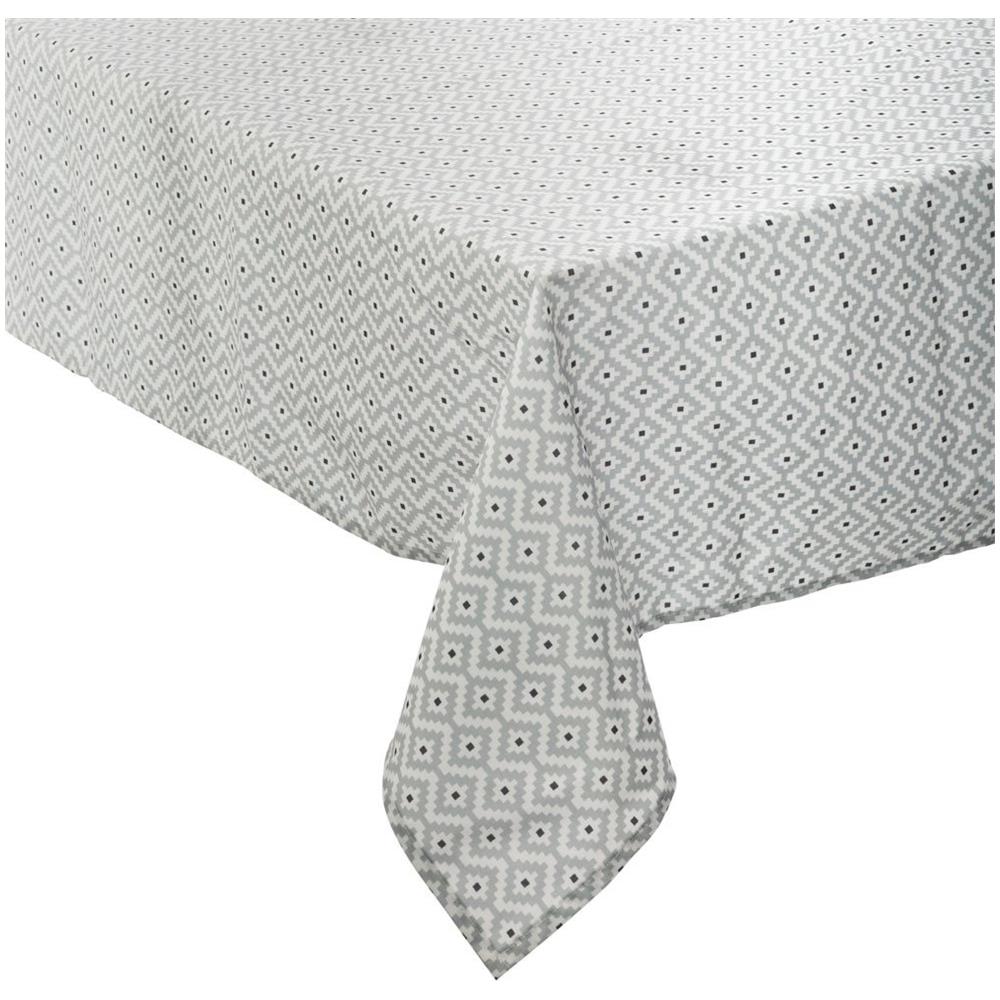 Tovaglia Rettangolare Etnik, 140 X 240 Cm, Grigio - Foto 1