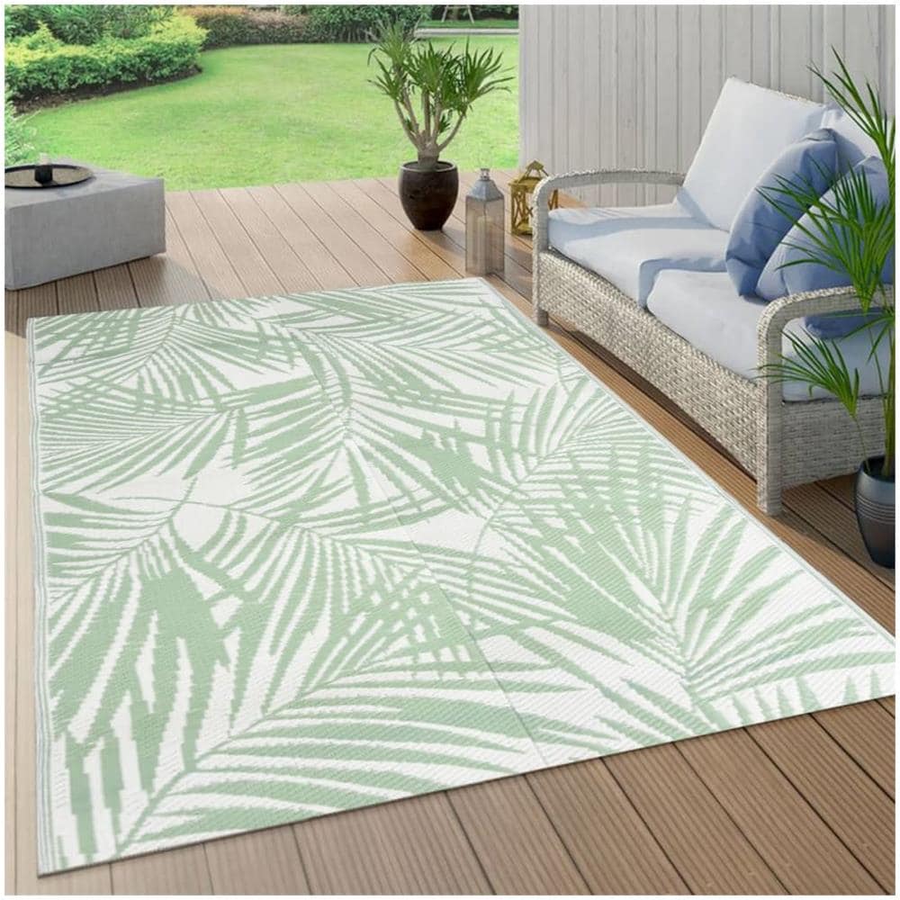 Tappeto Da Esterno Verde 140x200 Cm In Pp - Foto 1