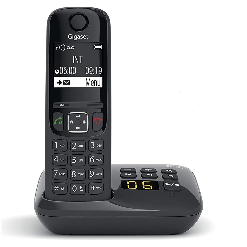 Gigaset AS690 Duo Telefono analogico/DECT Identificatore di chiamata/ Vivavoce Nero - Foto 2