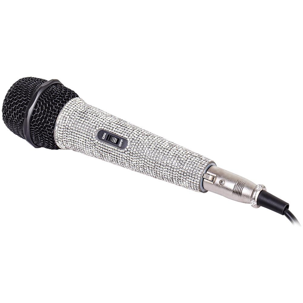 Microfono Dinamico Unidirezionale EM 30 STAR Diamond Effect con Cavo 5m - Nero / Metallico / Argento - Foto 1