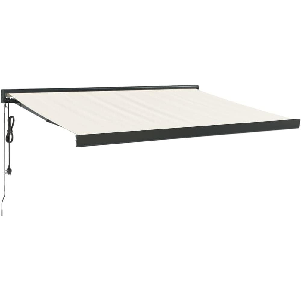 Tenda Da Sole Retrattile Crema 3,5x2,5 M In Tessuto E Alluminio - Foto 1