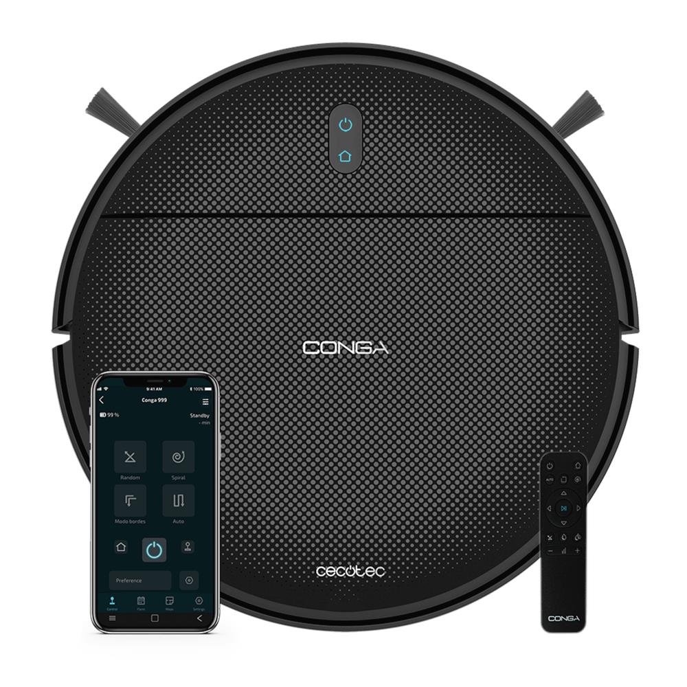 Robot Aspirapolvere Conga 999 Origin X-Treme Wireless Colore Nero - Foto 1