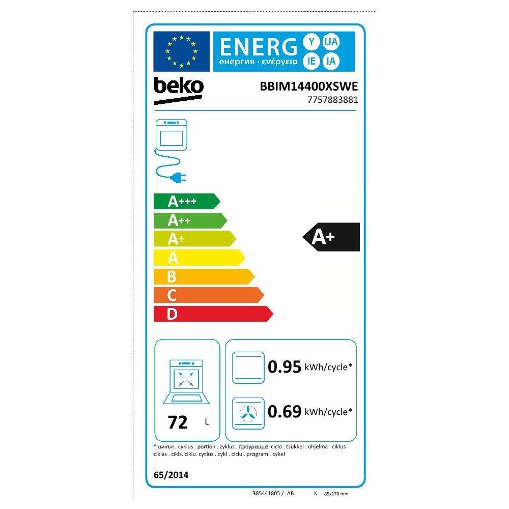 Forno Elettrico da Incasso BBIM14400XSWE Capacità 73 L elettrico Vapore Potenza 3300 W Colore Acciaio Inossidabile - Foto 2