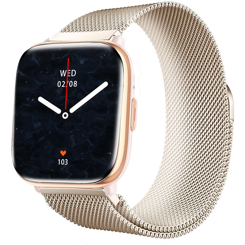 Smartwatch Display 1.75" 4GB Bluetooth Wi-Fi Colore Oro - Foto 1