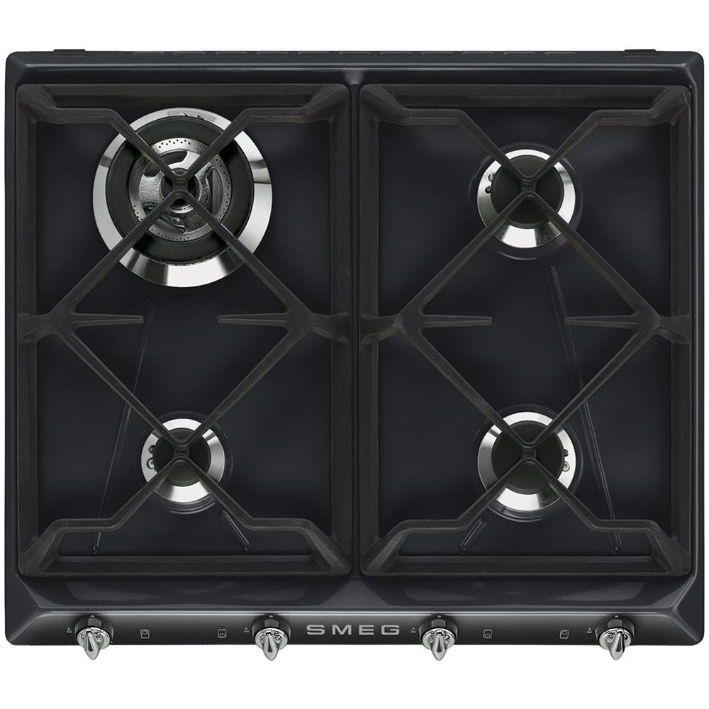 Piano Cottura SR964NGH Serie Victoria a Gas 4 Fuochi Gas Colore Nero - Foto 6