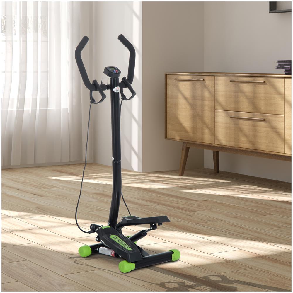 Stepper Professionale Fitness Con Manubrio E Corde, 40x48x118cm - Foto 2