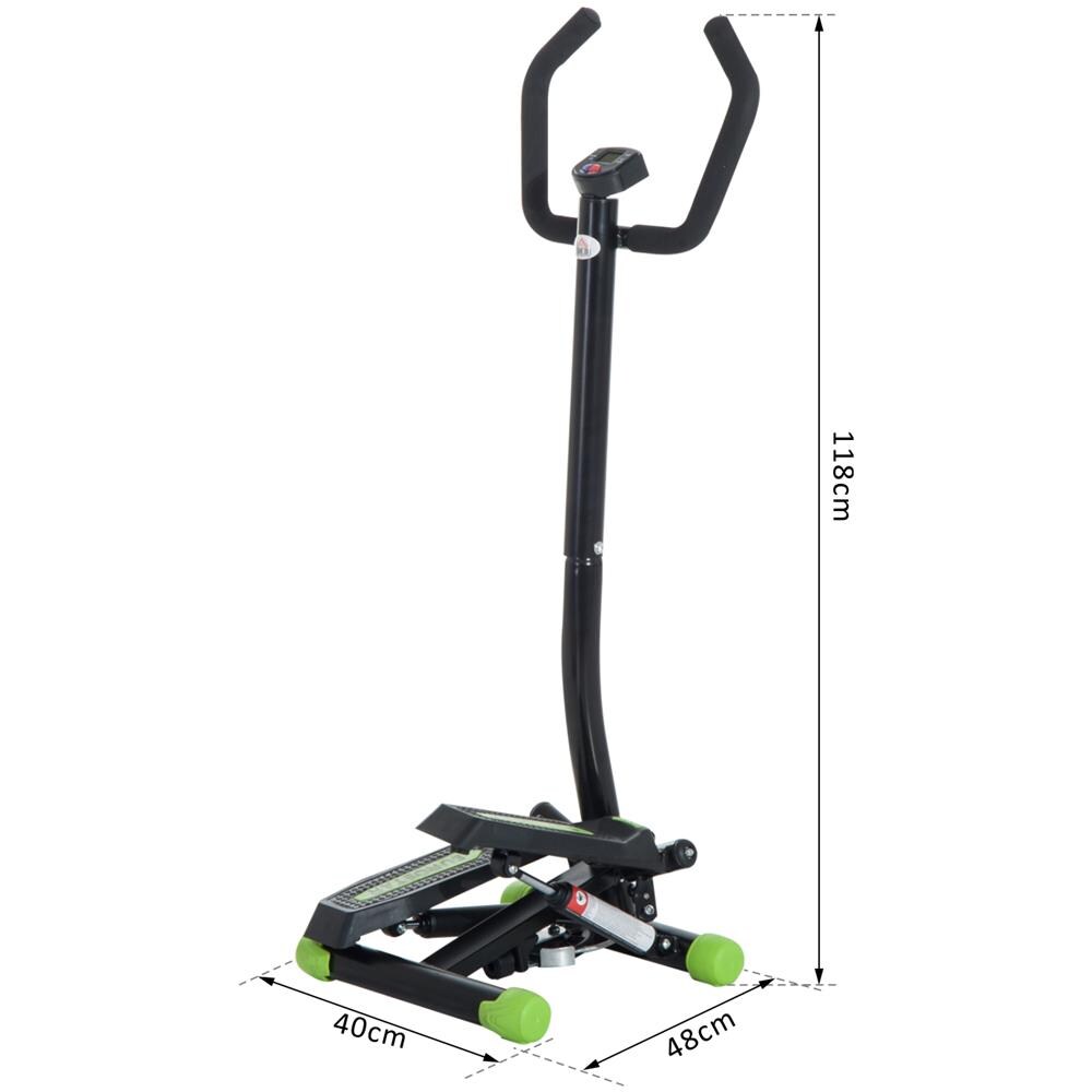 Stepper Professionale Fitness Con Manubrio E Corde, 40x48x118cm - Foto 3