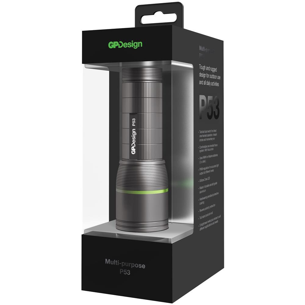 IC-GP450030 - Torcia Cree LED XP-G2 300lm idrorepellente alluminio aeronautico P53 - Foto 2