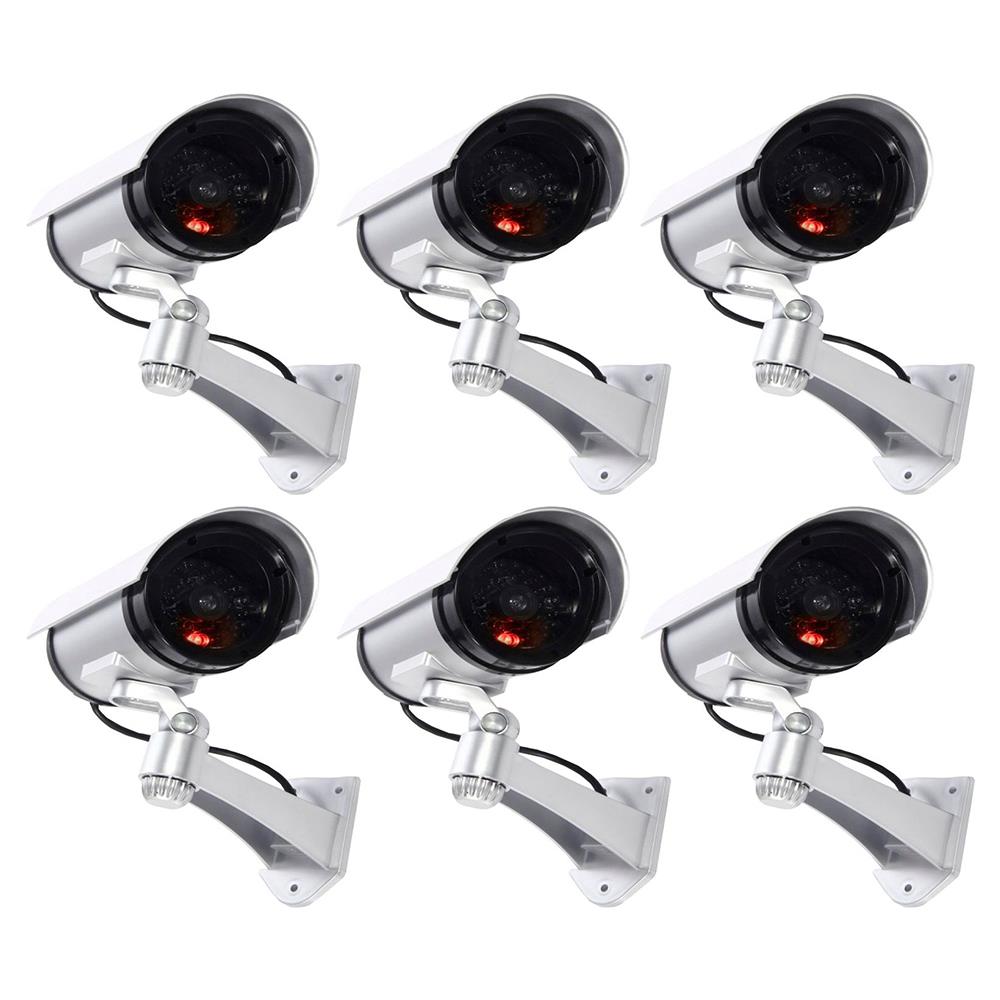 6 Telecamere Finte Di Sicurezza F11 Telecamera Finta Cctv Led Mini 6pz - Foto 1