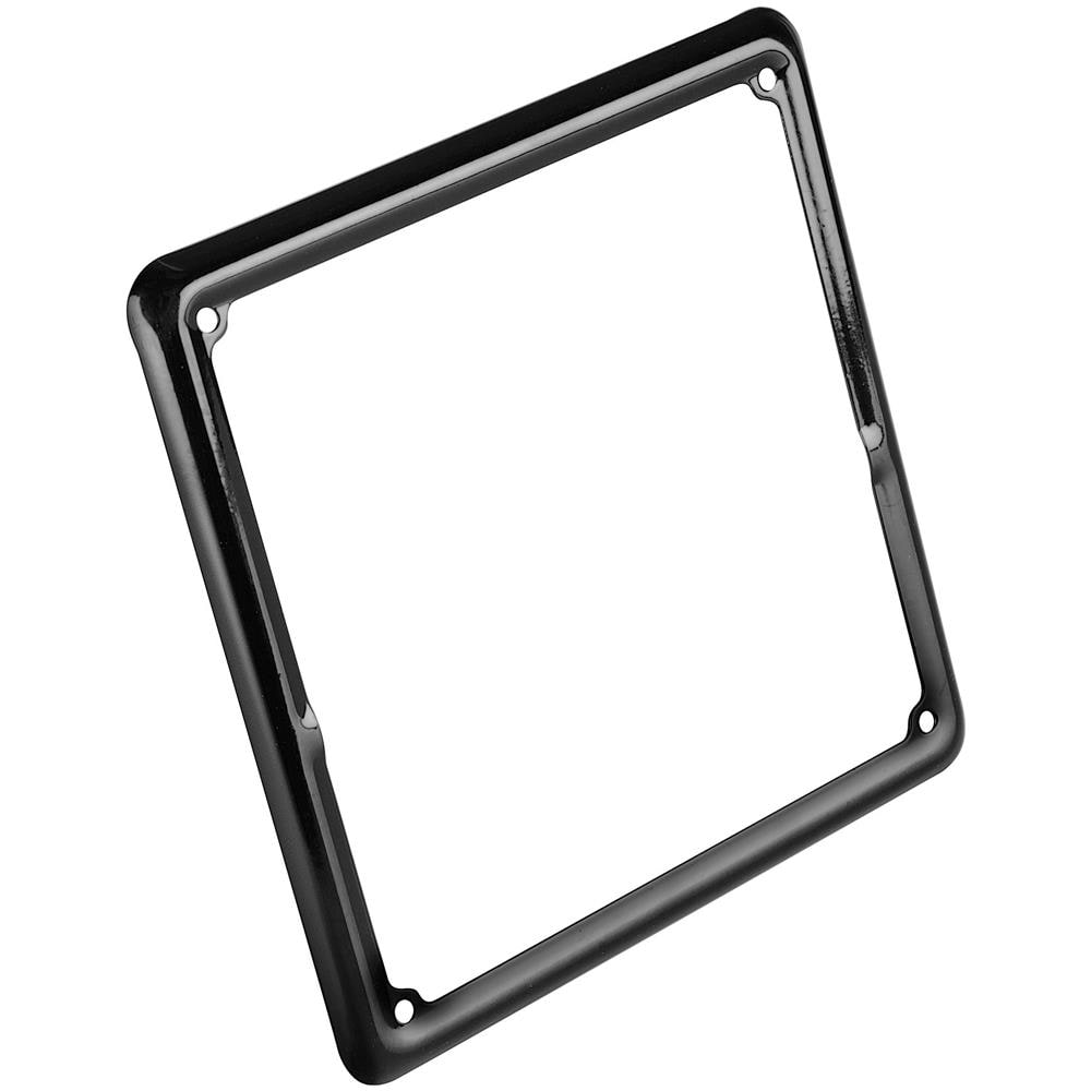 90481 Cornice Targa Moto In Acciaio Nero - Foto 1