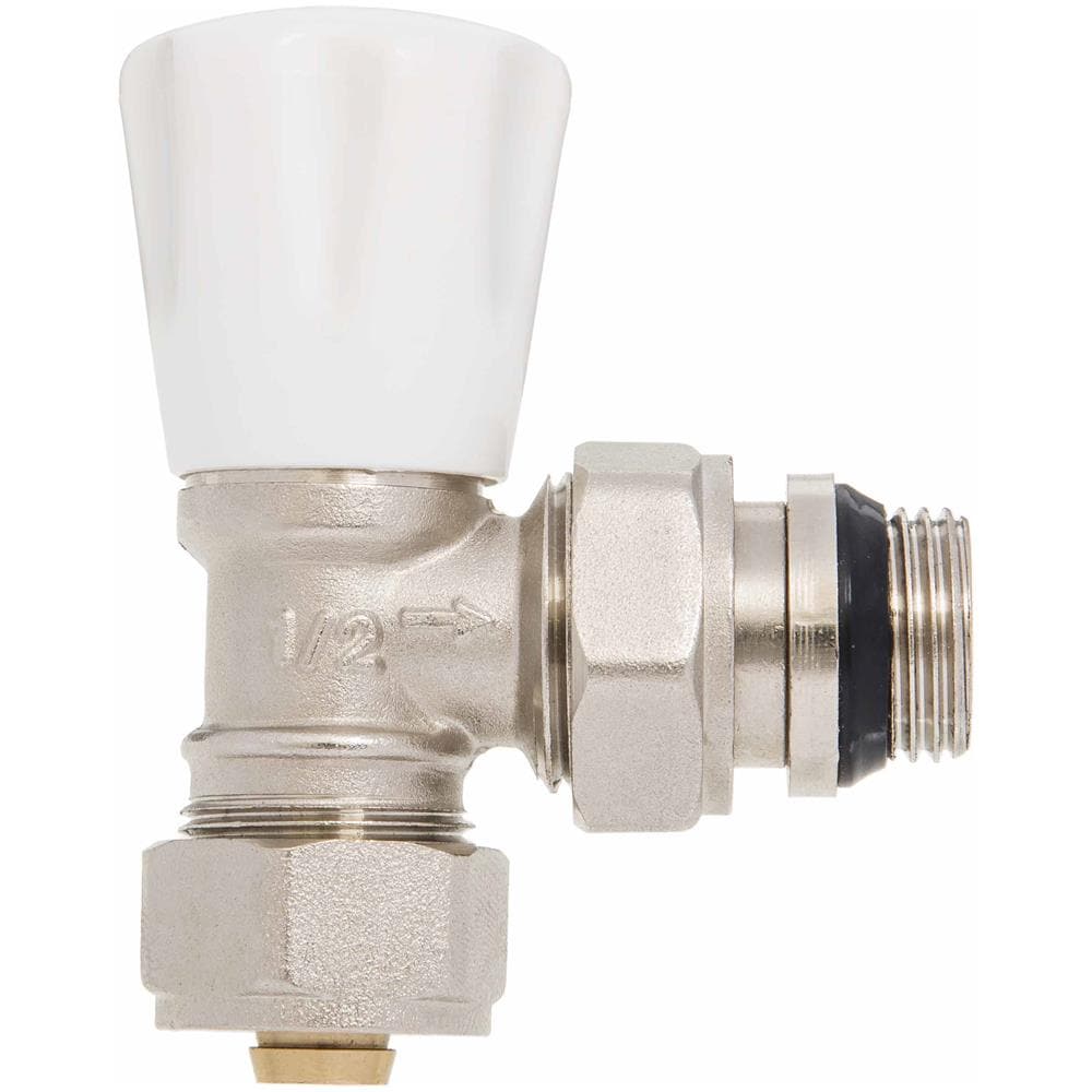 Raccordi Angolari Manuali Delle Valvole Di Aspiùazione Del Radiatore Di Compressione 16 Millimetri Pex X 12 bsp - Foto 1