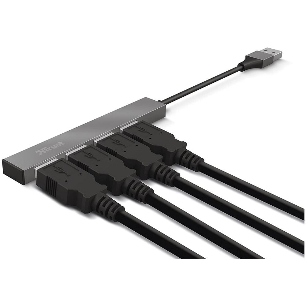 Hub di Interfaccia USB 2.0 480 Mbit / s Colore Alluminio - Foto 2