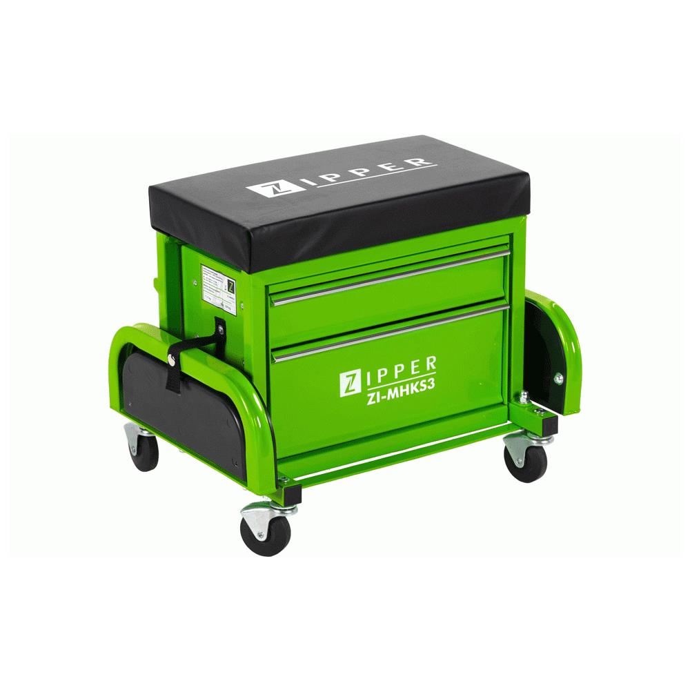 Sgabello Carrello 2 Cassetti Con Ruote Officina Auto Moto Zi-mhks3 - Foto 2