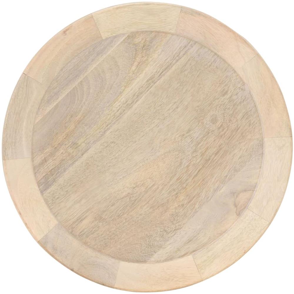 Tavolino Di Servizio 40x45 Cm In Legno Massello Di Mango - Foto 2