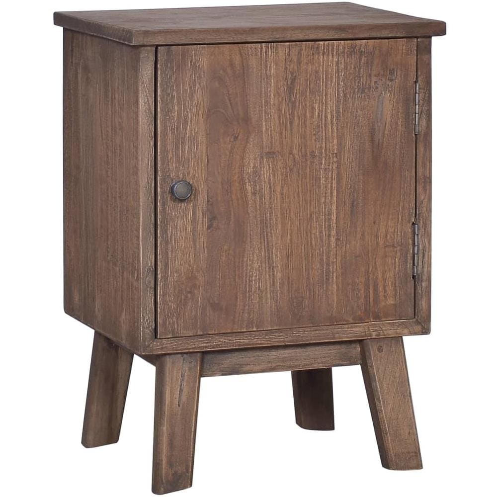 Comodino 40x30x53 Cm In Legno Massello Di Teak - Foto 1