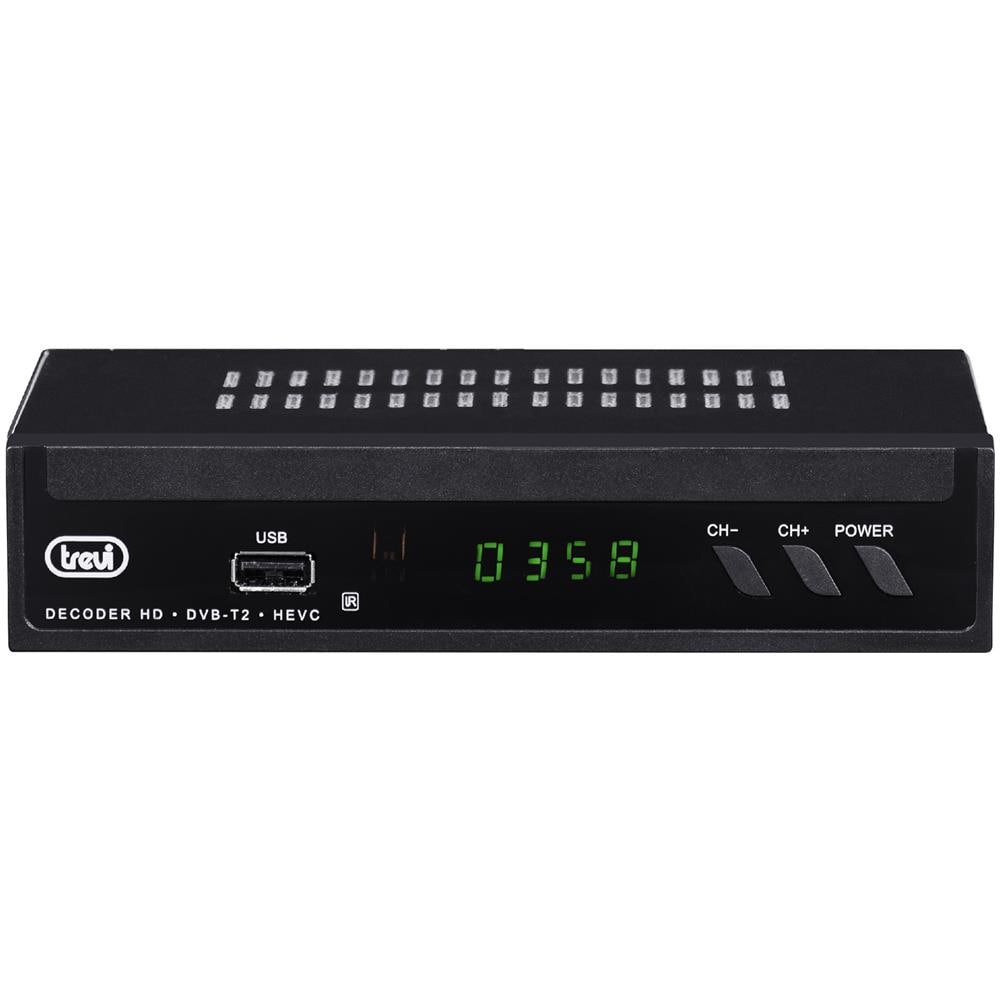 Decoder Digitale Terrestre HE 3378 T2 DVBT-T2 Codec H. 265 10 Bit HD HDMI / USB con 2 Telecomandi - Nero - Foto 2