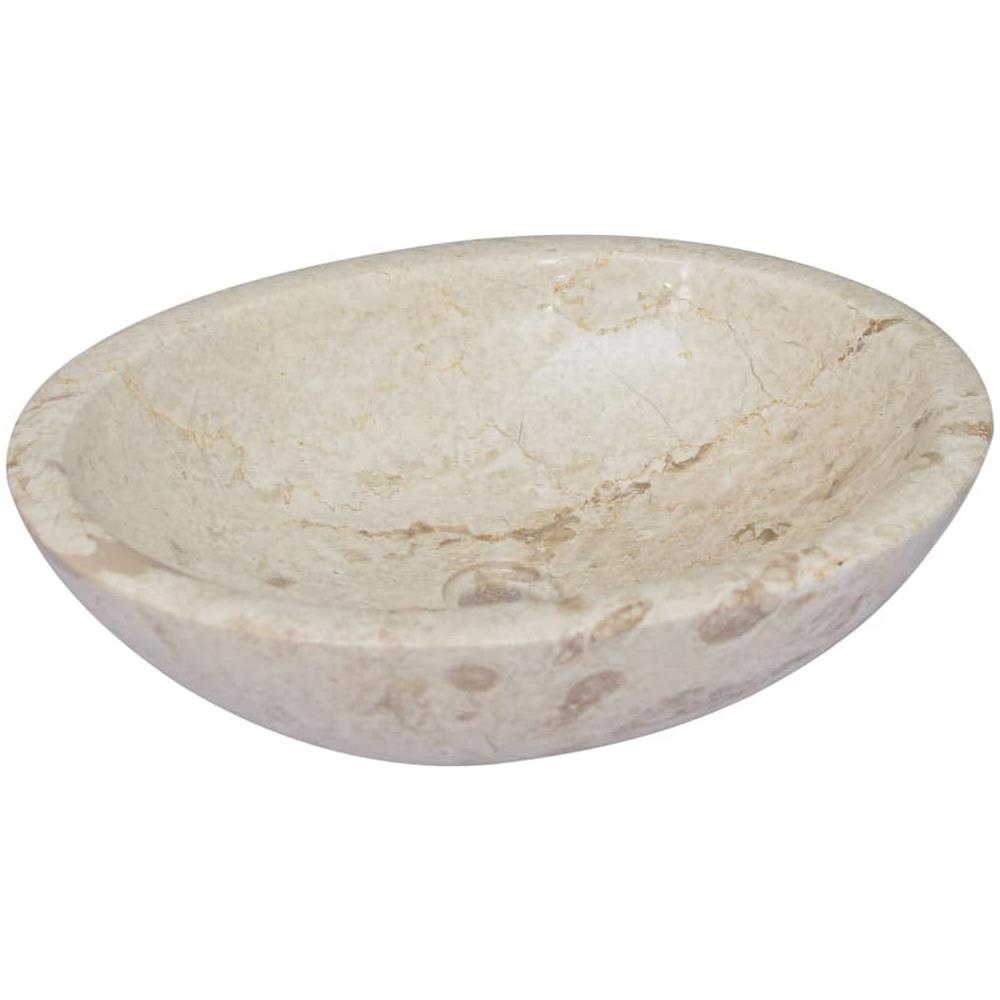 Lavandino Crema 53x40x15 cm in Marmo - Foto 2