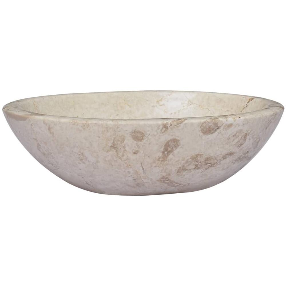 Lavandino Crema 53x40x15 cm in Marmo - Foto 1