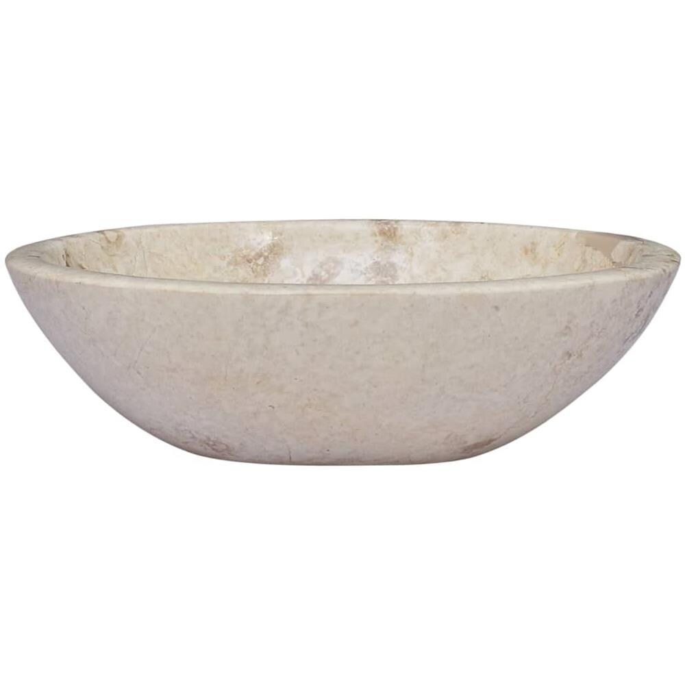 Lavandino Crema 53x40x15 cm in Marmo - Foto 3