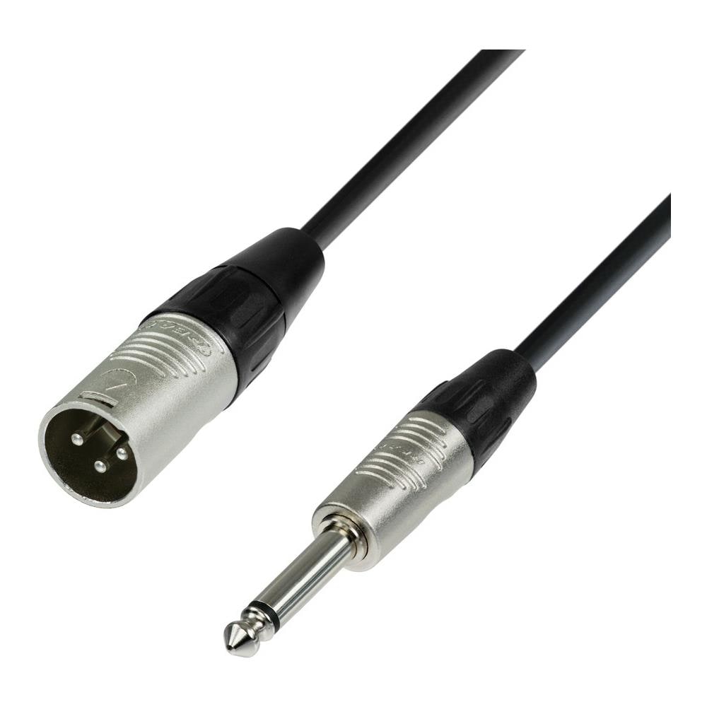 K4 MMP 0500 5m XLR (3-pin) 6.35mm Nero, Argento cavo audio - Foto 1