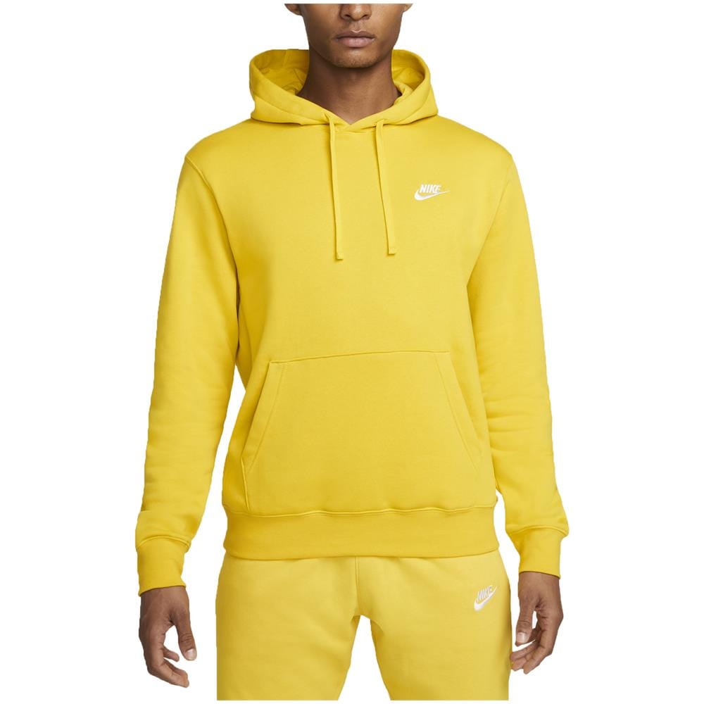 Felpa Con Cappuccio Da Uomo Club Fleece Gialla Taglia Xxl Cod Bv2654-709 - Foto 1