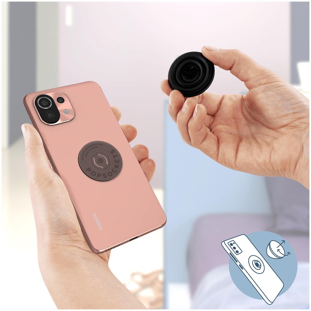 Popgrip Translucent Black Smoke, Nero Transparente - Foto 5