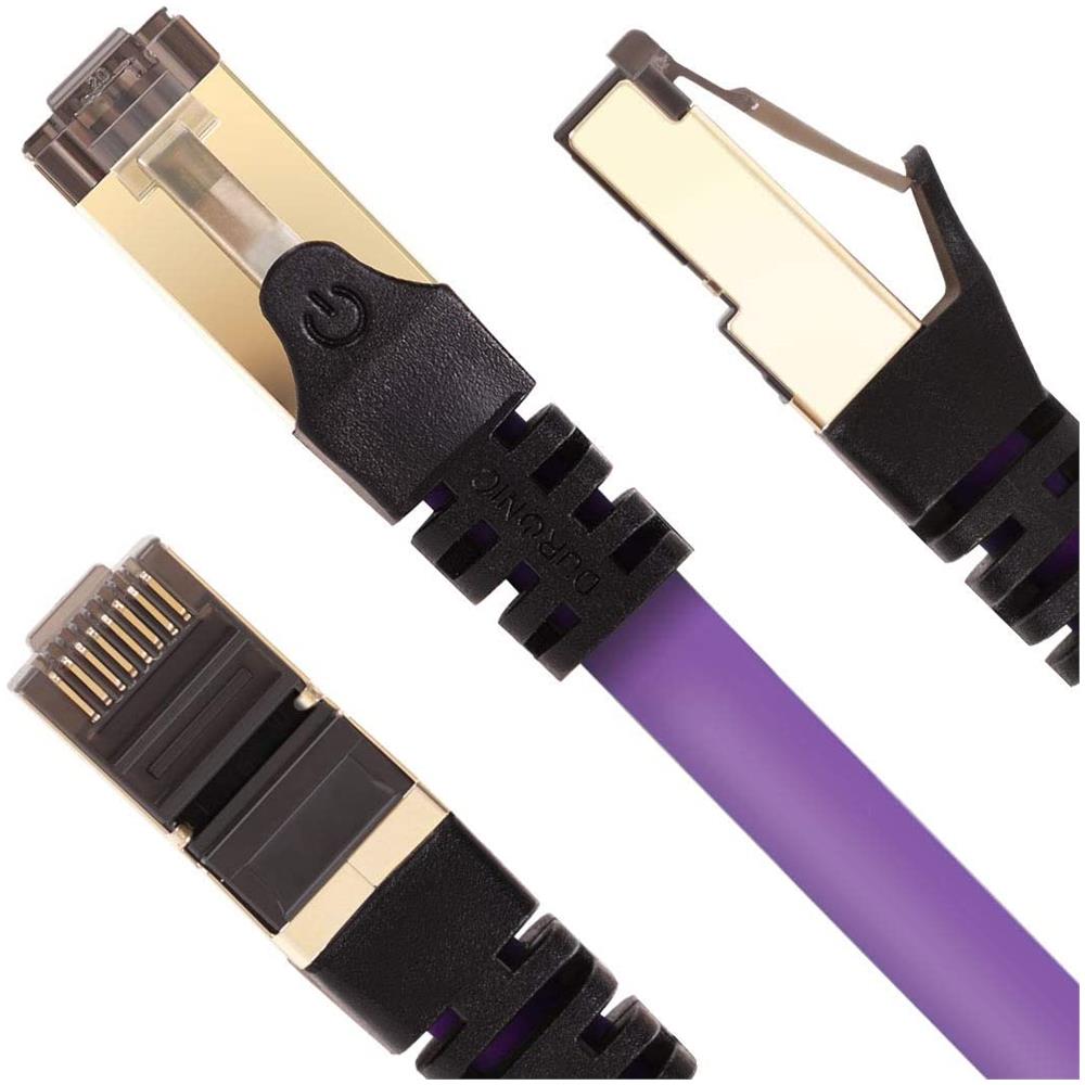 Cavo Di Rete Ethernet Supporta Fino A 2 Ghz / 2000 Mhz | Connettori Rj45 | Trasmissione Dati 40 Gigabit 1.5 M Viola - Foto 7