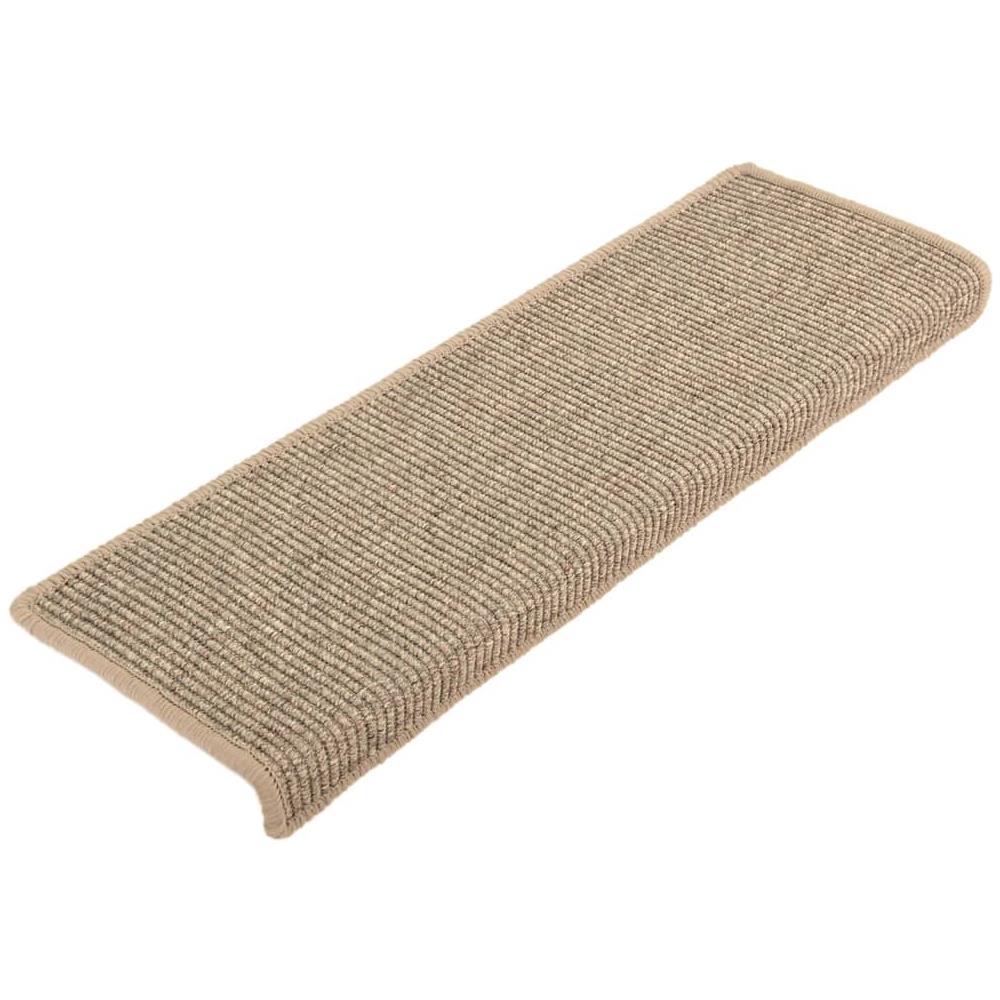 Tappetini Autoadesivi Per Scale 15 Pz Beige Scuro 65x25 Cm - Foto 3