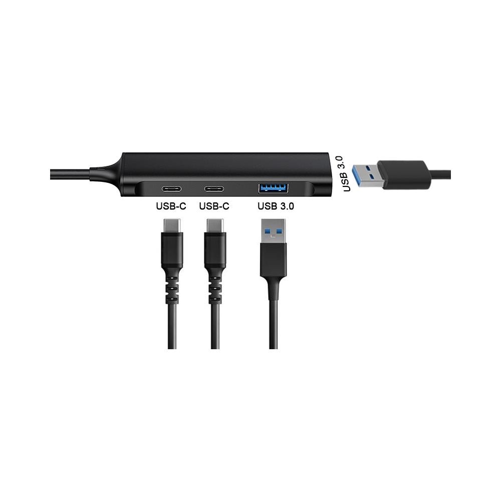4-PORT USB 3.0 HUB 2 USB-C 2USB A - Foto 8