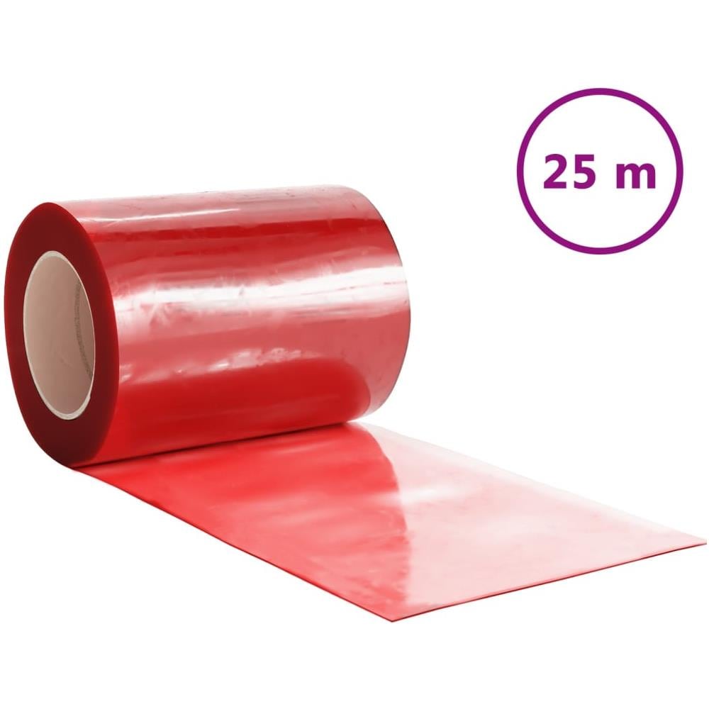 Tenda Per Porte Rossa 300 Mm X 2,6 Mm 25 M In Pvc - Foto 2