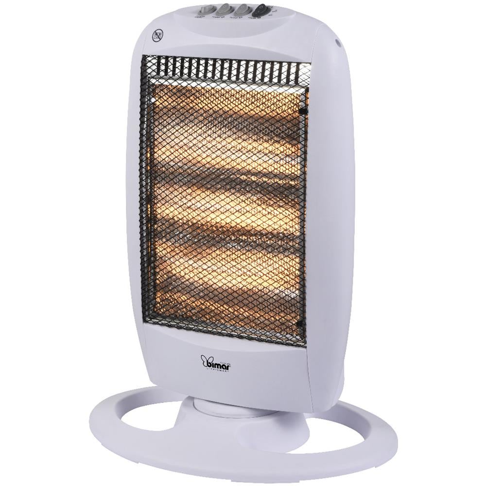 Stufa Radiante Alogena HR315 Oscillazione e Grado di Protezione IP20 Potenza 1200 W Colore Bianco - Foto 1