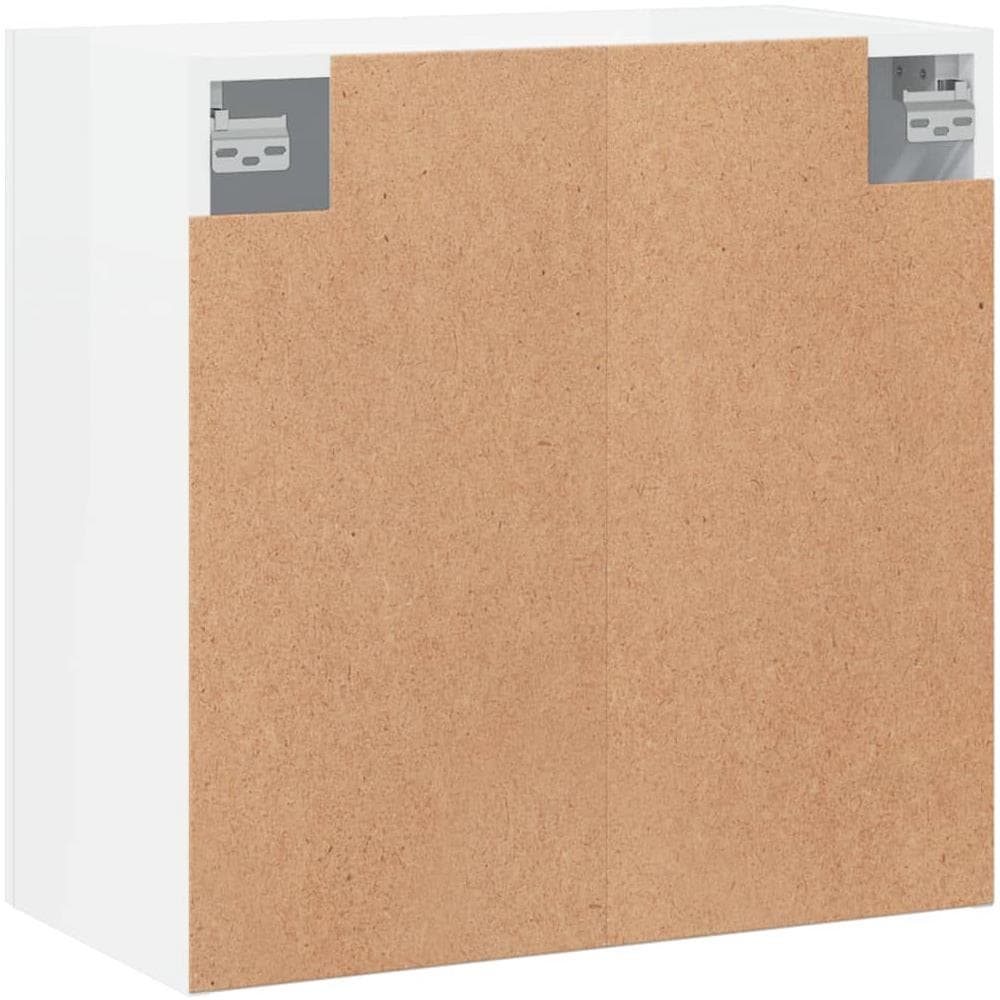 Armadietto A Muro Bianco Lucido 60x31x60 Cm Legno Multistrato - Foto 7