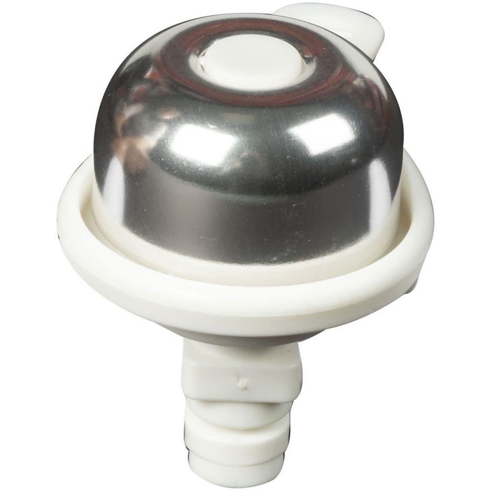 Mini Campanello Universale Per Bicicletta In Acciaio Di Colore Bianco /silver - Foto 2