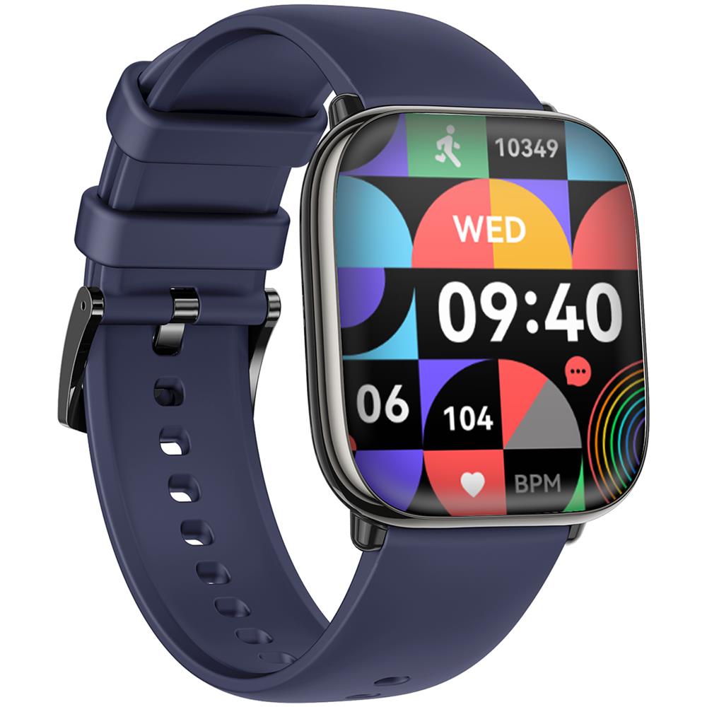 Smartwatch Display 1.75" Bluetooth Wi-Fi Colore Nero /Blu - Foto 2