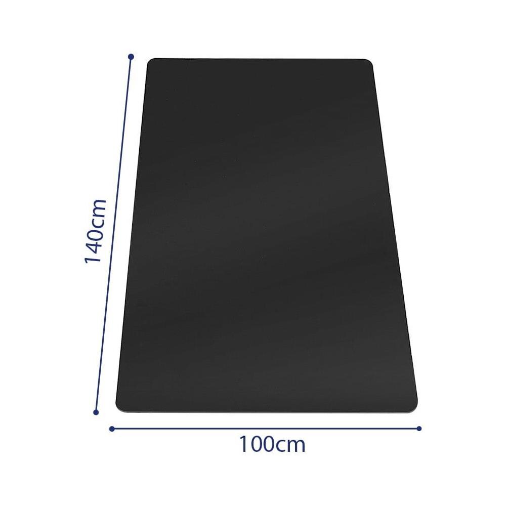 Tappetino protettivo per pavimenti PVC MAT in polipropilene nero 140x100cm - Foto 2