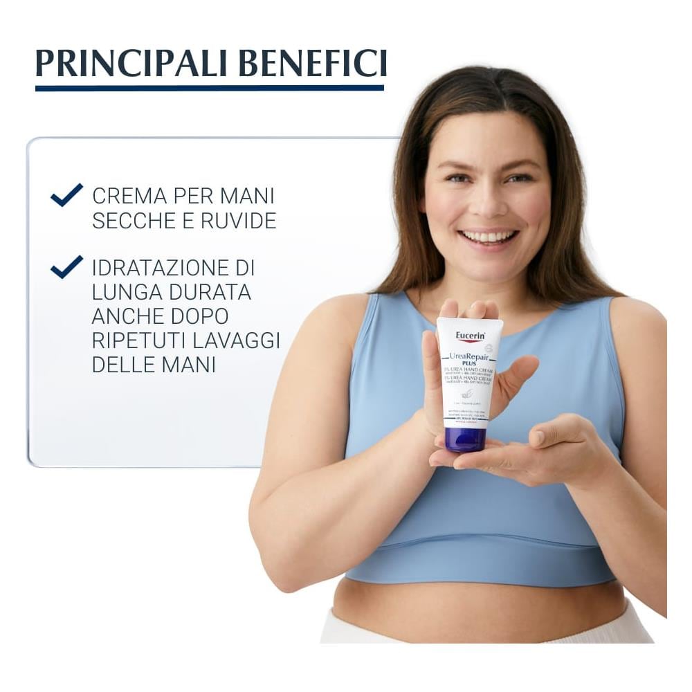Eucerin Urearepair Crema Mani 5% 75 ml - Foto 2