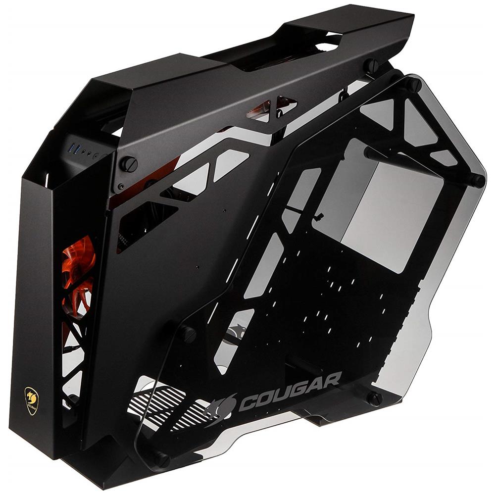 Case Conquer Middle Tower ATX / Micro-ATX / Mini-ITX 2 Porte USB 3.0 Colore Nero / Arancione (Finestrato)  - Foto 2