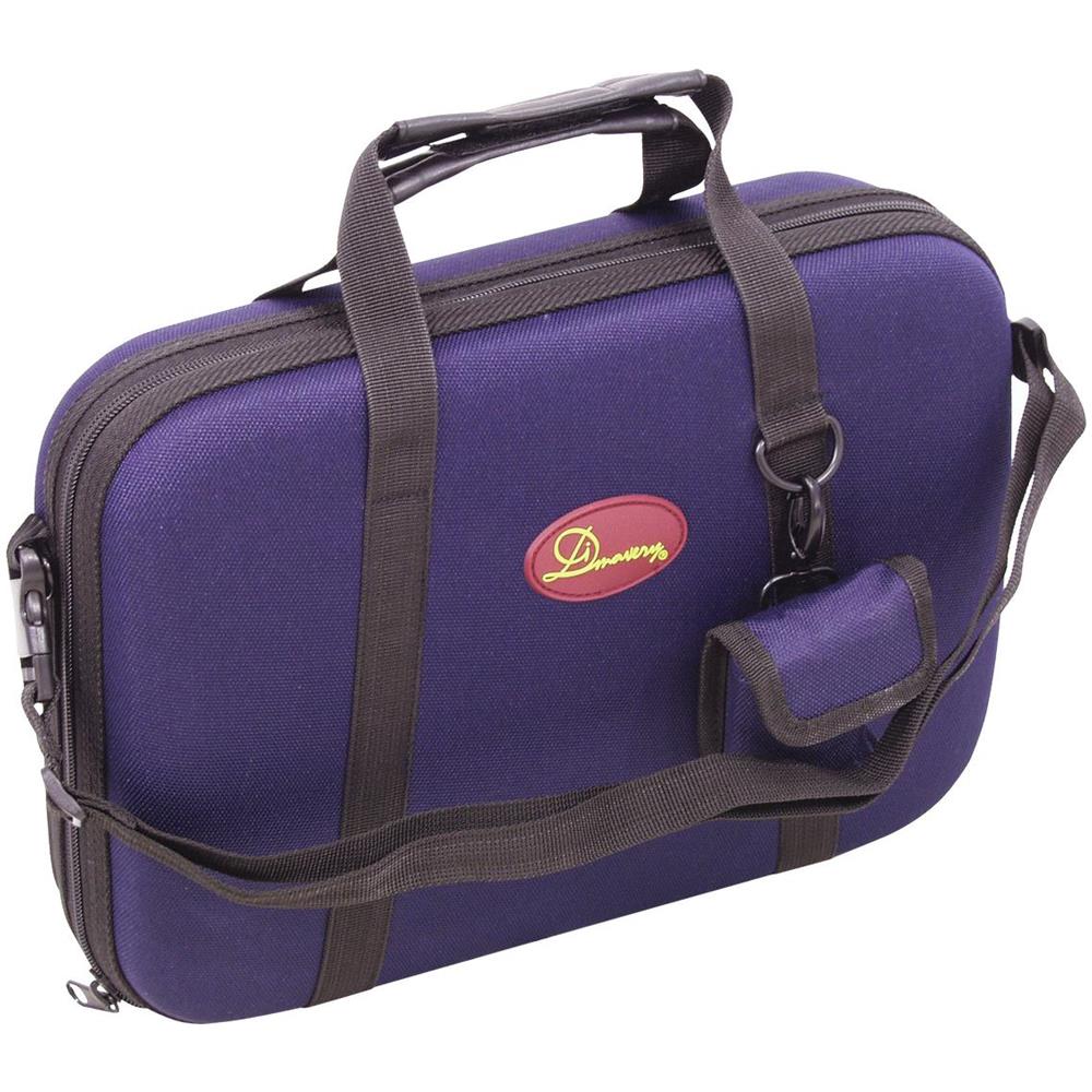 Borsa Per Clarinetto, Semirigida, Blu Con Cinghie Rosse - Foto 1