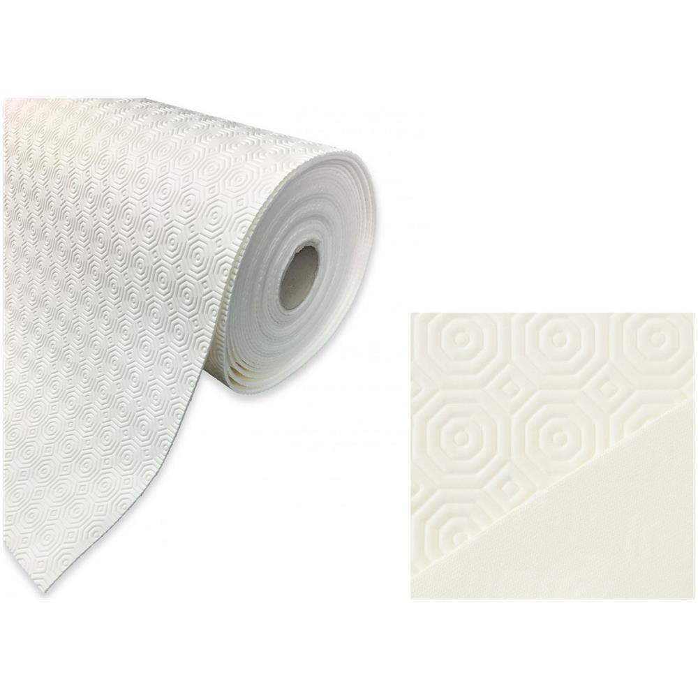 Mollettone Copritavolo Gommato Antiscivolo Protezione Tavolo Colore Bianco 140x210 Bianco - Foto 2