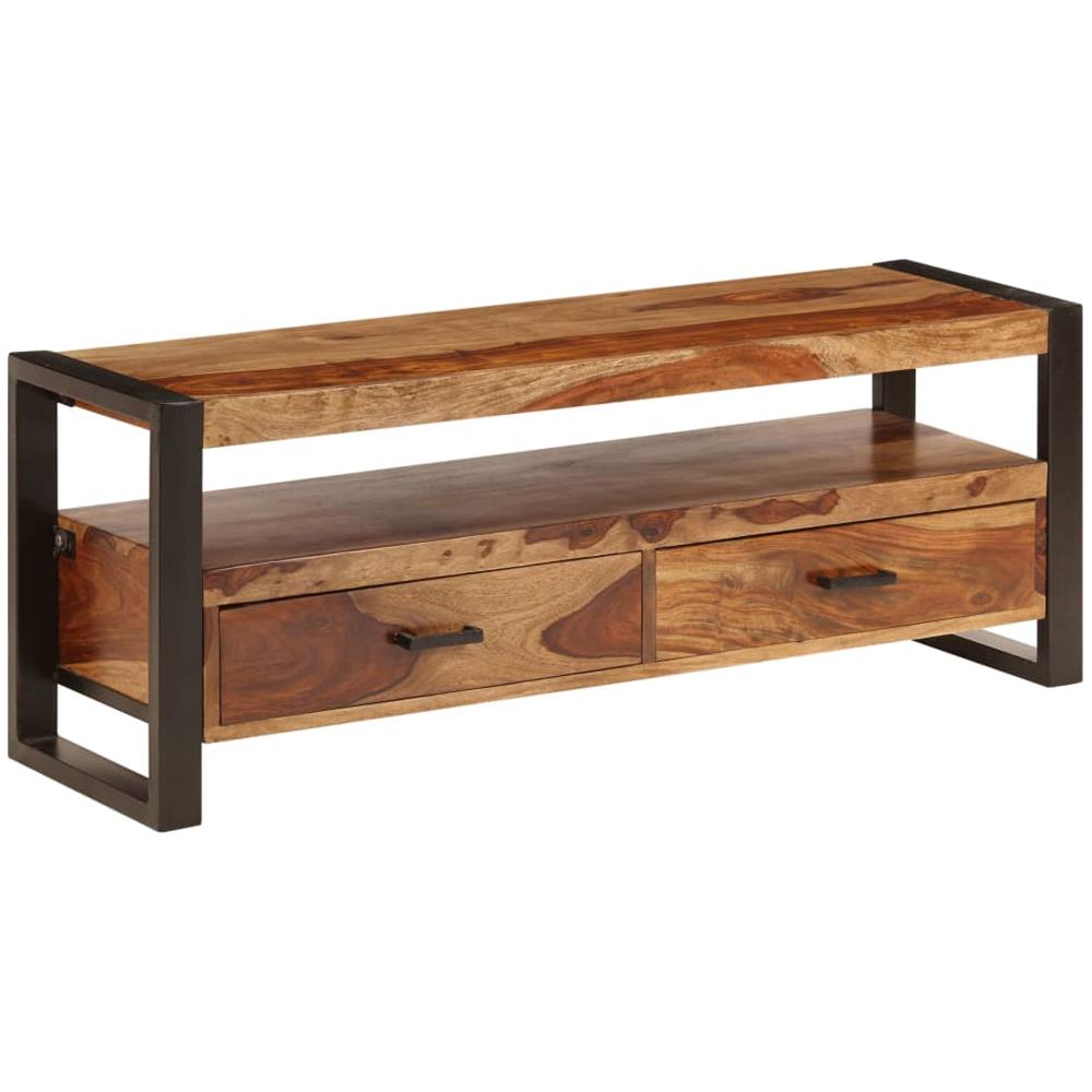 Mobile Porta Tv 120x35x45 Cm Legno Massello Di Sheesham - Foto 1