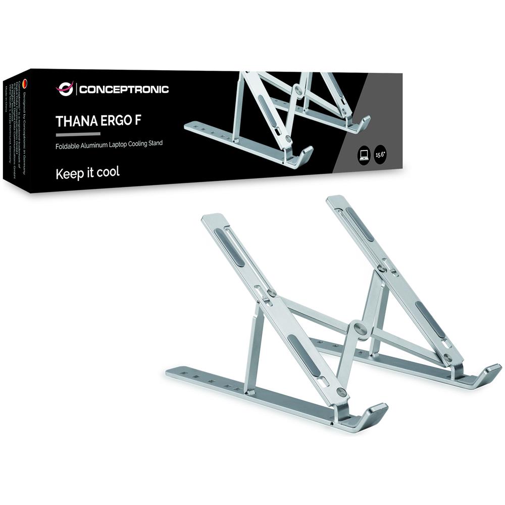 ERGO Foldable Aluminum Laptop Supporto per computer portatile Alluminio 39,6 cm (15.6") - Foto 2