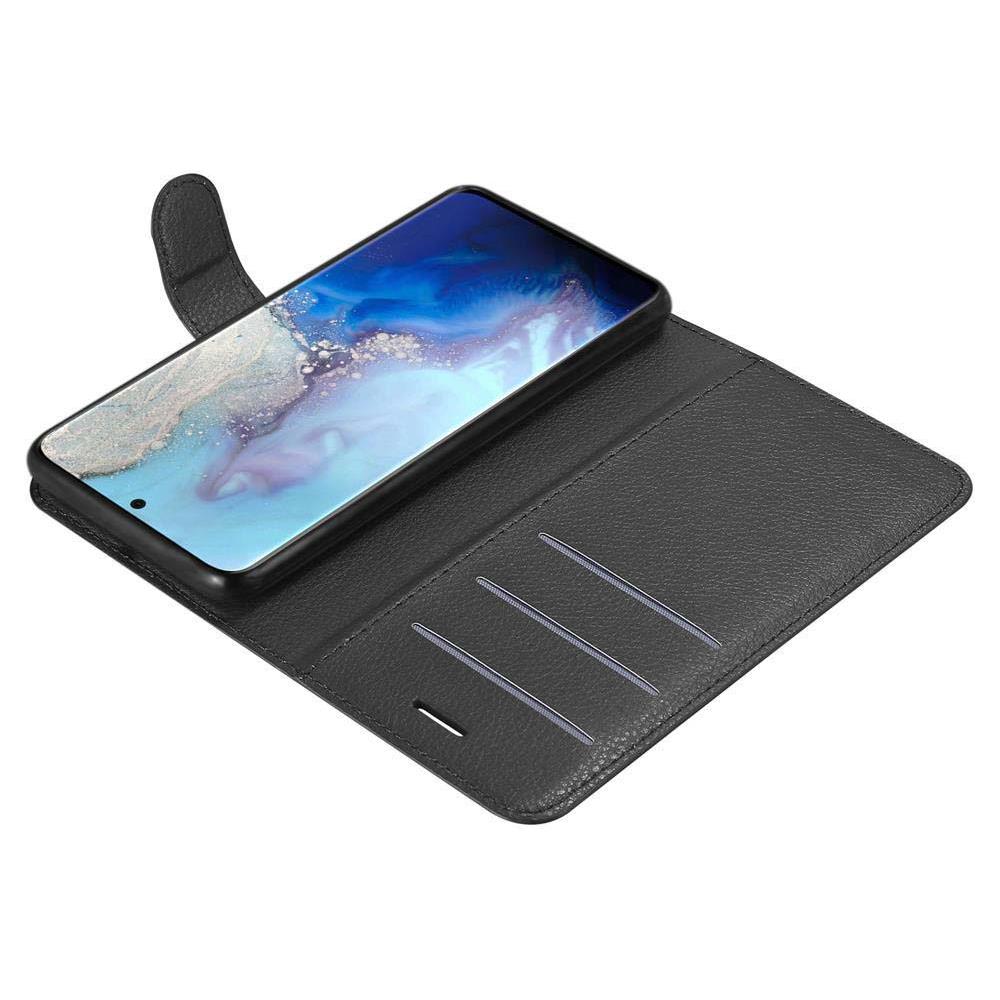 Custodia Compatibile Con Samsung Galaxy S20 In Nero Carbone - Coperchio Protettiva Con Chiusura Magnetica, Funzione Stand E Tasca Per Le Carte - Foto 8