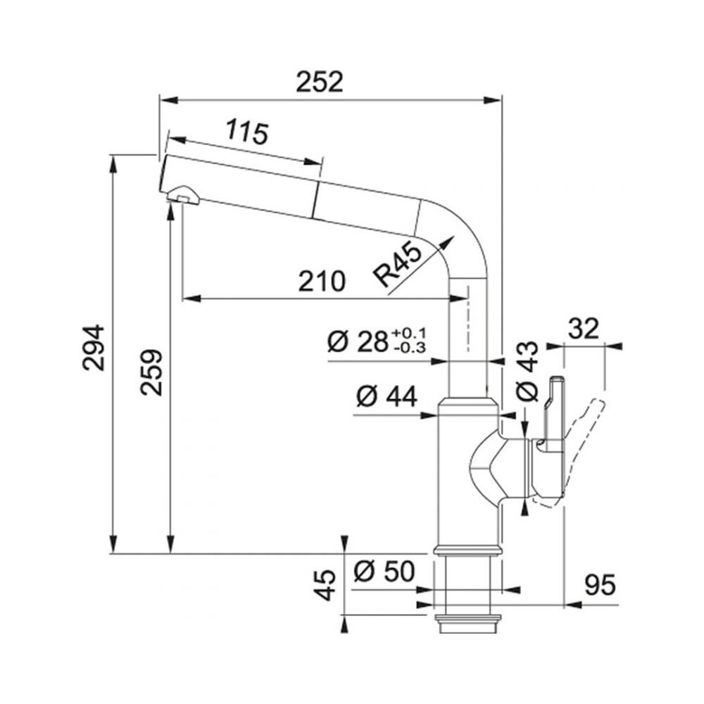 Miscelatore Cucina Urban Colore Ostrica - Foto 2