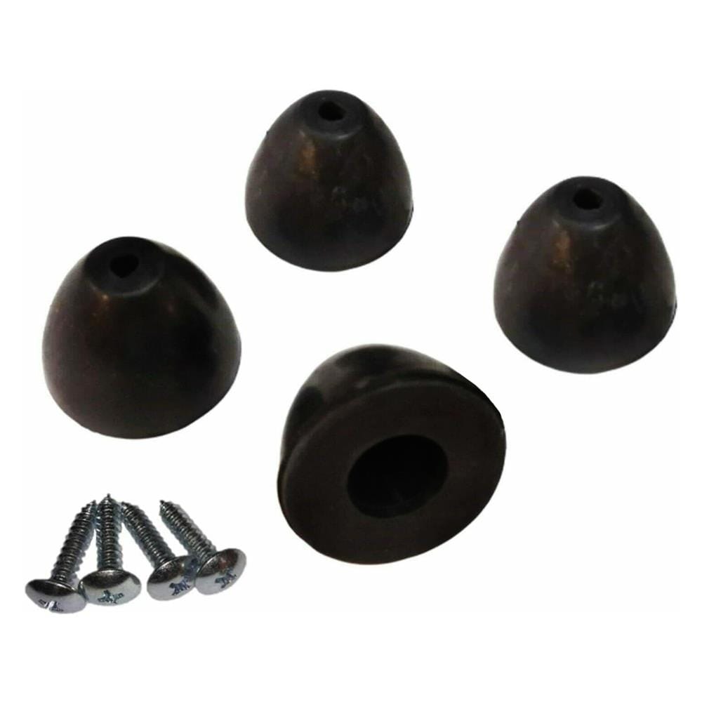 Piedini Neri Per Affettatrice Rgv In Gomma 4pz Mod: Ausonia - Foto 1