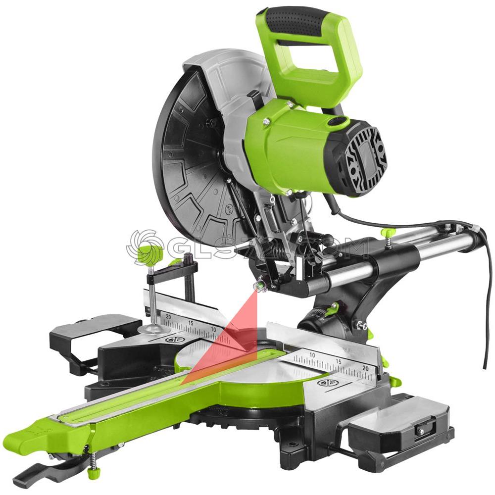 Troncatrice Radiale Legno Alluminio Plastica 255mm Zi-kgs255ds - Foto 2